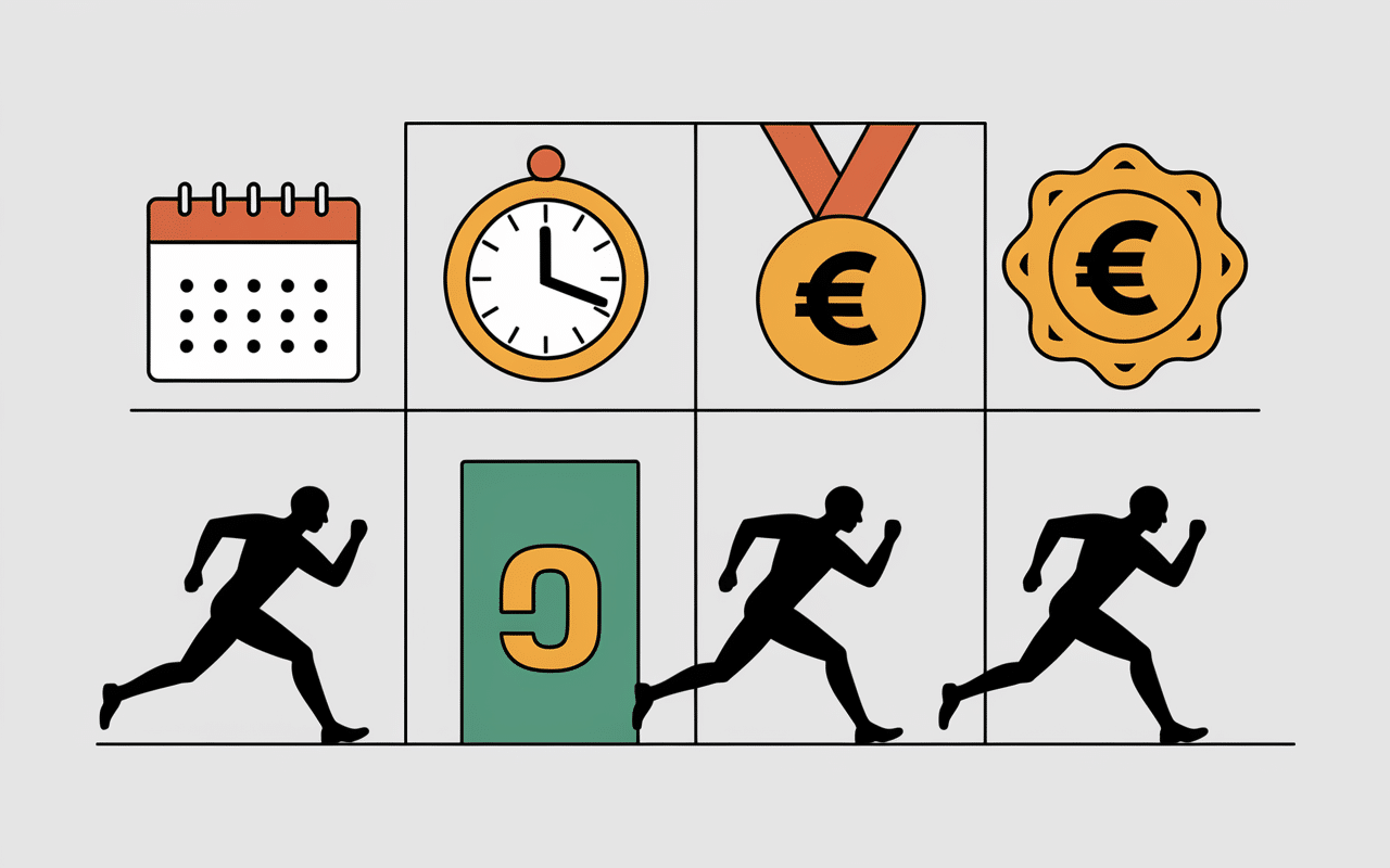Panneau infos 10 km de la chaume 2025 calendrier inscription