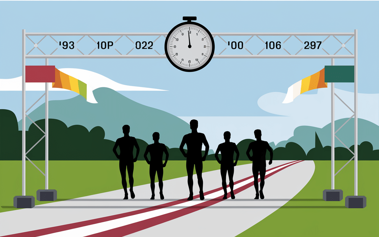 10 km en 50 minutes départ course performance