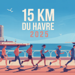 Course 15 km du Havre 2025 bord de mer silhouettes