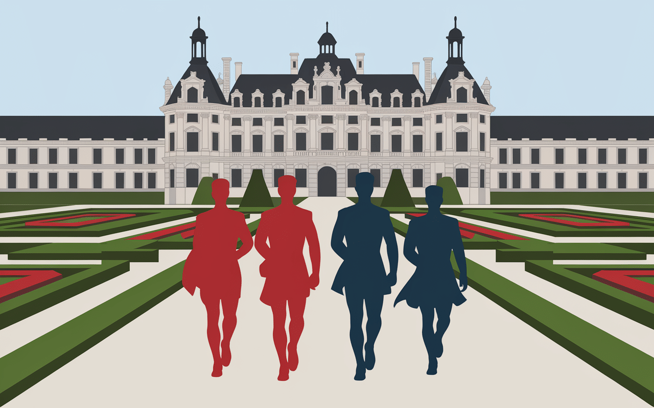 Coureurs 15 kms de Versailles patrimoine château