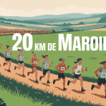 course 20 km de maroilles sur route de campagne nord