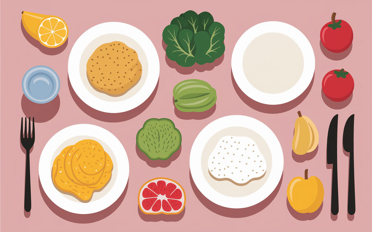 plat équilibré alimentation marathon j-7 menu portion idéale