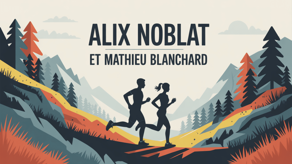 alix noblat et mathieu blanchard sport montagne illustration