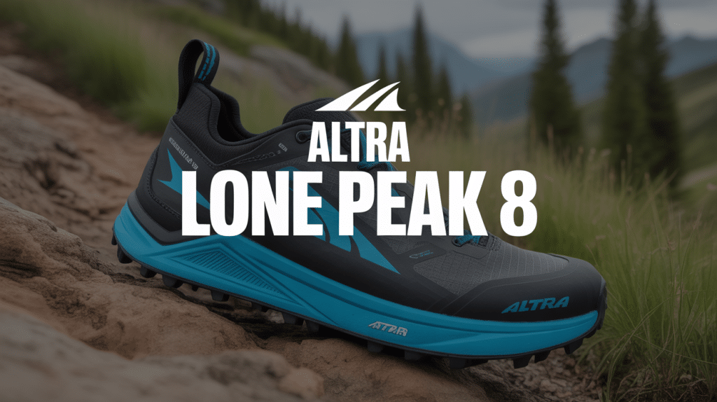 altra lone peak 8 sur sentier forestier
