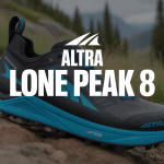 altra lone peak 8 sur sentier forestier