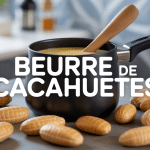 beurre de cacahuetes bienfait pot ouvert cuillere