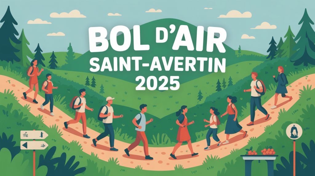 bol d'air saint avertin 2025 groupe familles et coureurs sentiers verdoyants