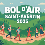 bol d'air saint avertin 2025 groupe familles et coureurs sentiers verdoyants