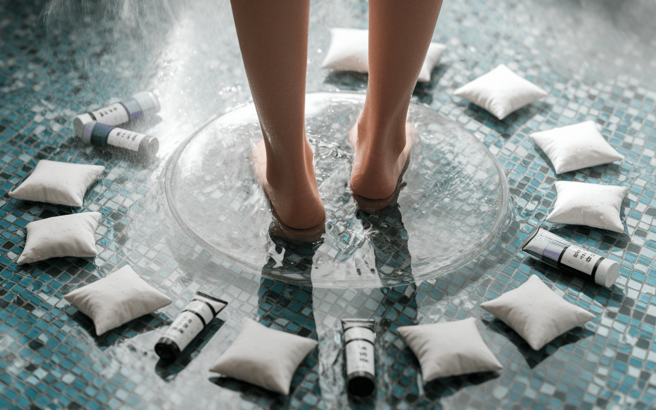 Bain de pieds brulure sous les pieds que faire