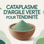Cataplasme argile verte pour tendinite sur bras