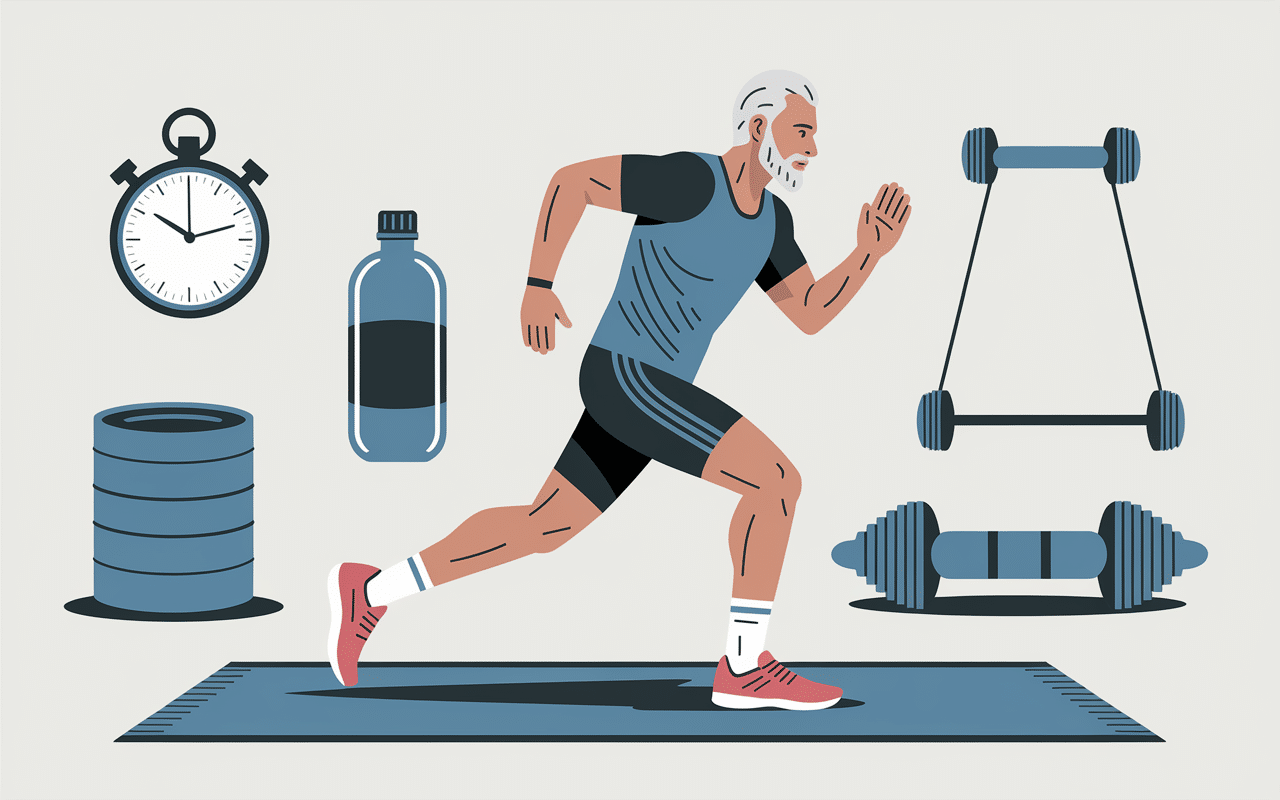 Étirement maître catégorie course à pied master