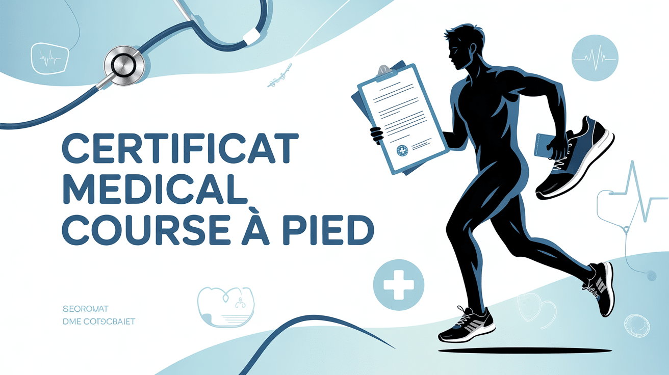 certificat médical course à pied coureur avec document santé