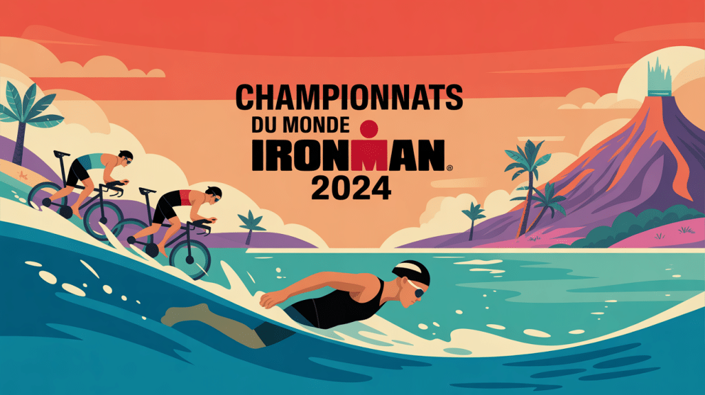 championnats du monde ironman 2024 illustration triathlon