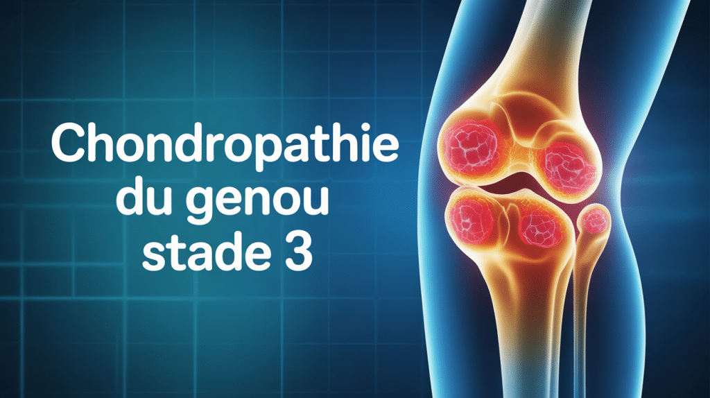 Chondropathie stade 3 genou traitement coupe cartilage usé