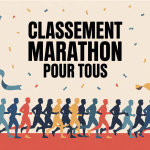 Grande foule à l’arrivée classement marathon pour tous