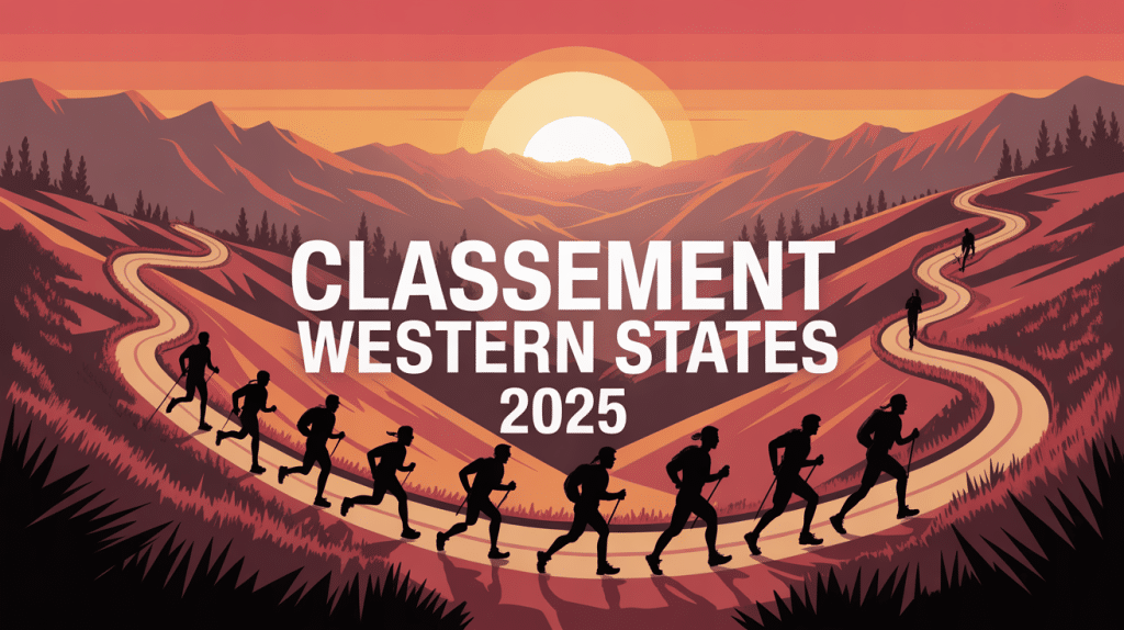 classement western states 2025 image sentier coureurs ultratrail