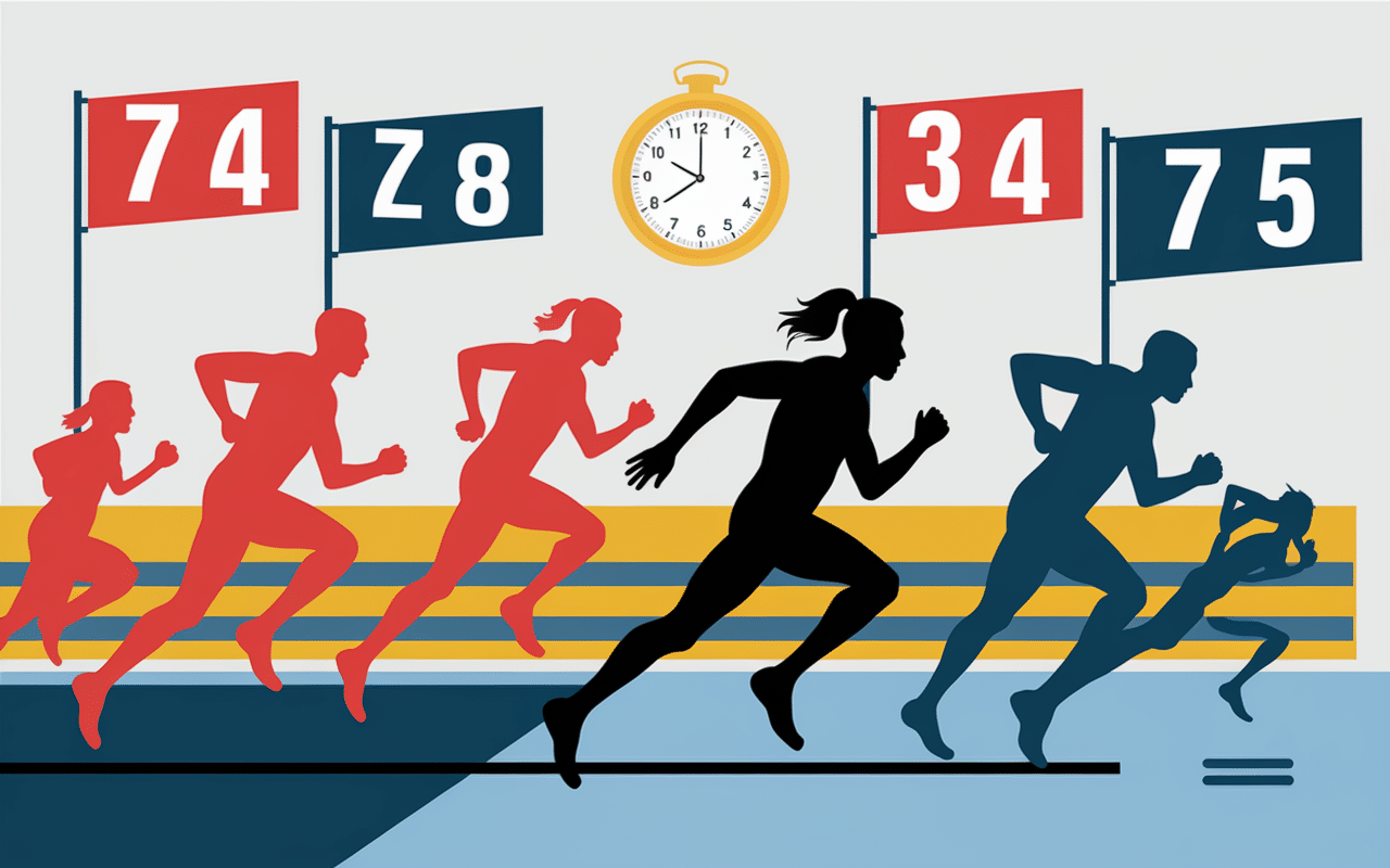 Départ coureurs 10 miles des baïnes 2025