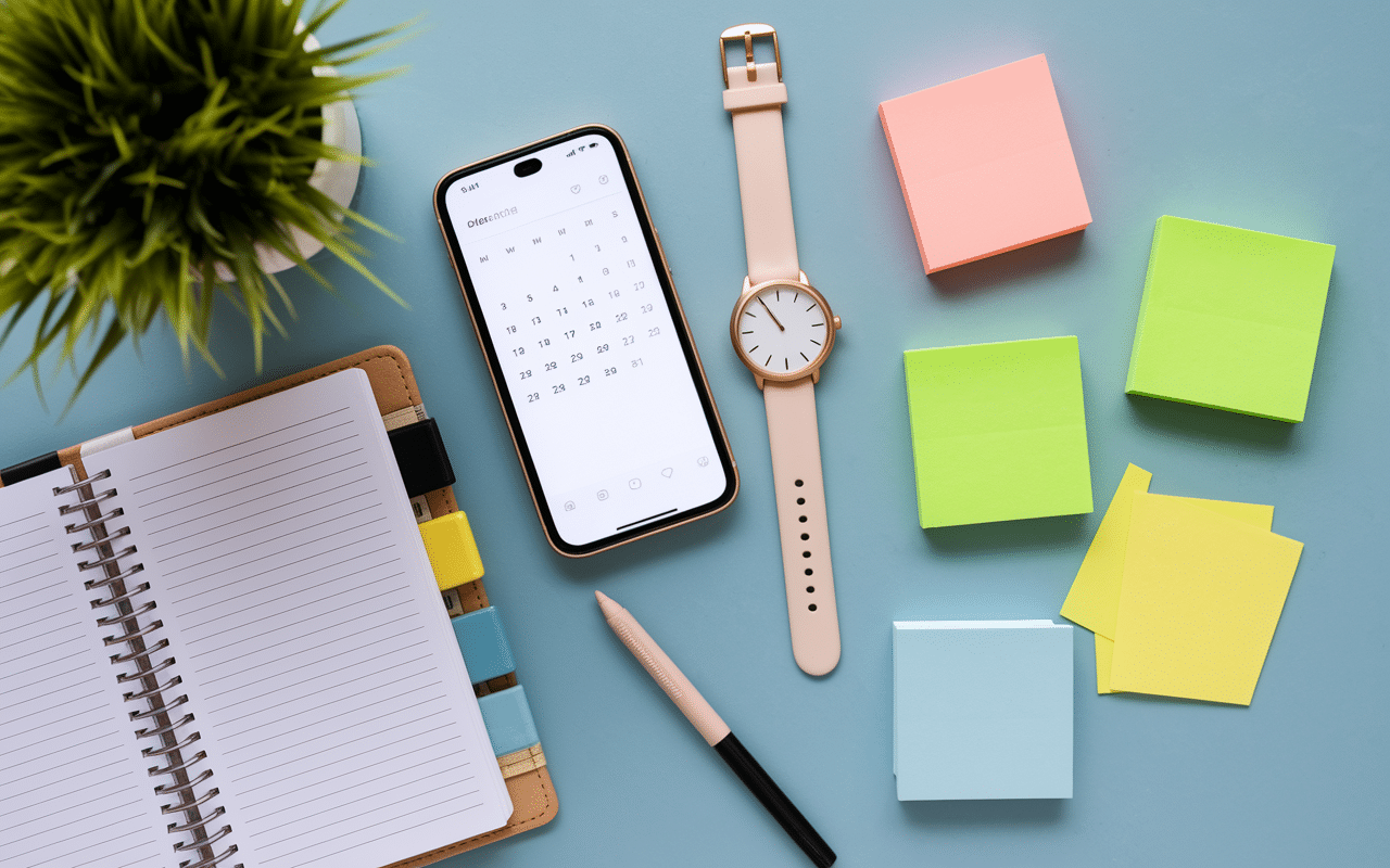 Outils organisation bureau calendrier de l'après 2024 homme