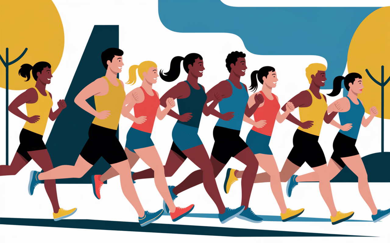 Coureurs diversité classement marathon pour tous