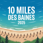 Vue aérienne plage forêt 10 miles des baïnes 2025