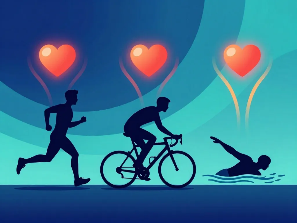 calculer sa frequence cardiaque max en course vélo natation