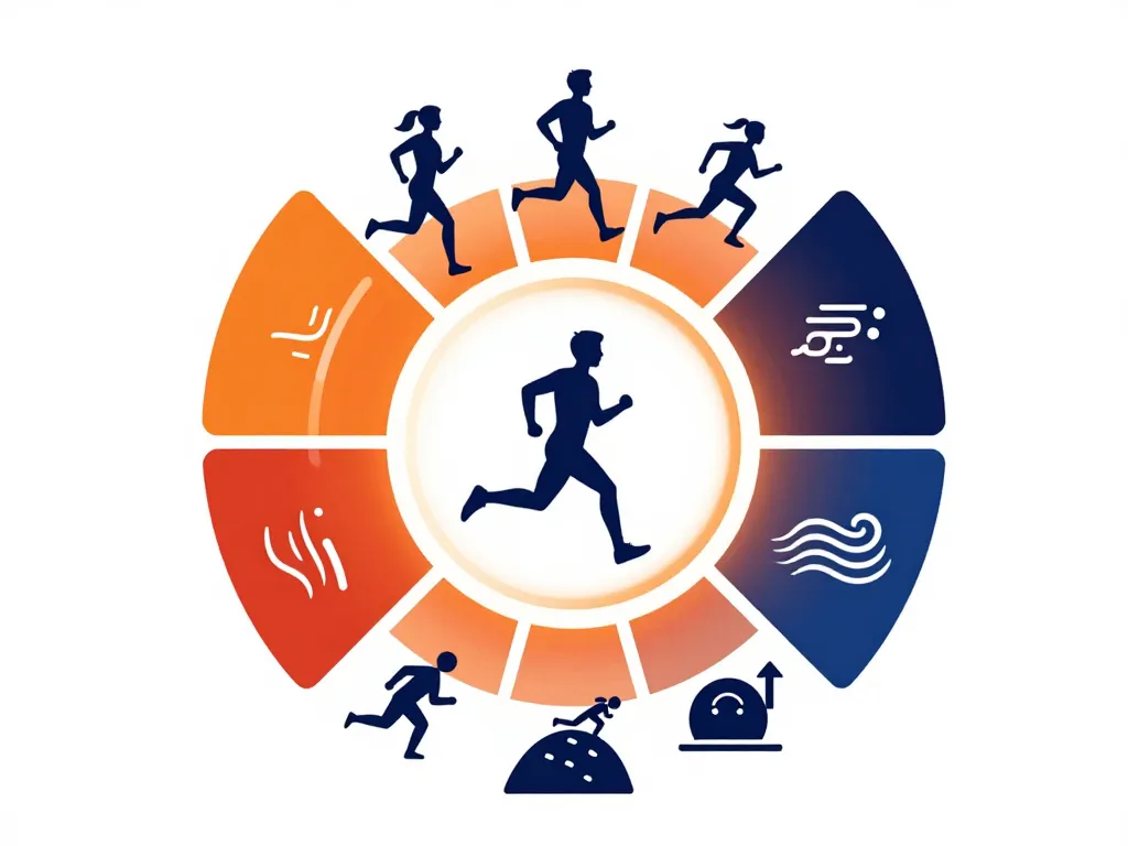 Schema facteurs calories brulees jogging 30 minutes poids allure terrain vent surface