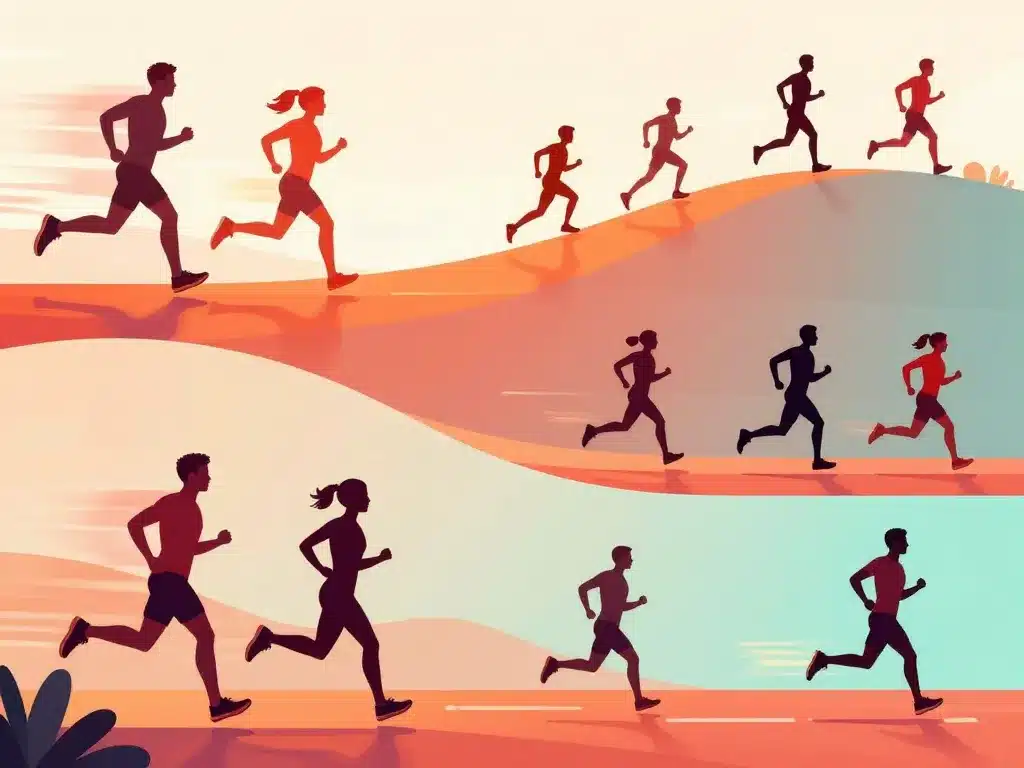 Scene intervals cotes escaliers surfaces calories brulees jogging 30 minutes