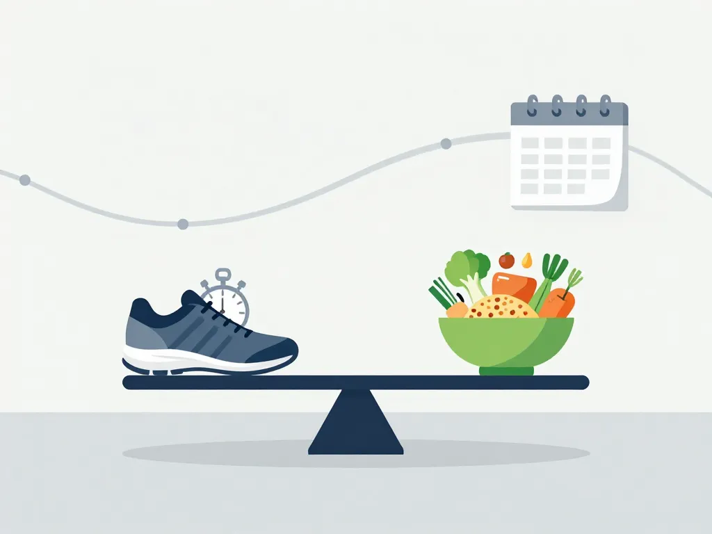 Balance alimentation entrainement course a pied calorie