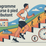 Illustration course a pied debutant programme inspirante