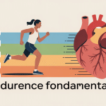endurance fondamentale zone 2 ou 3 illustration vecteur coureur