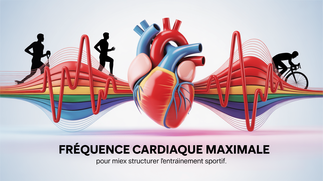 frequence cardiaque maximale calcul illustré avec zones d’intensité