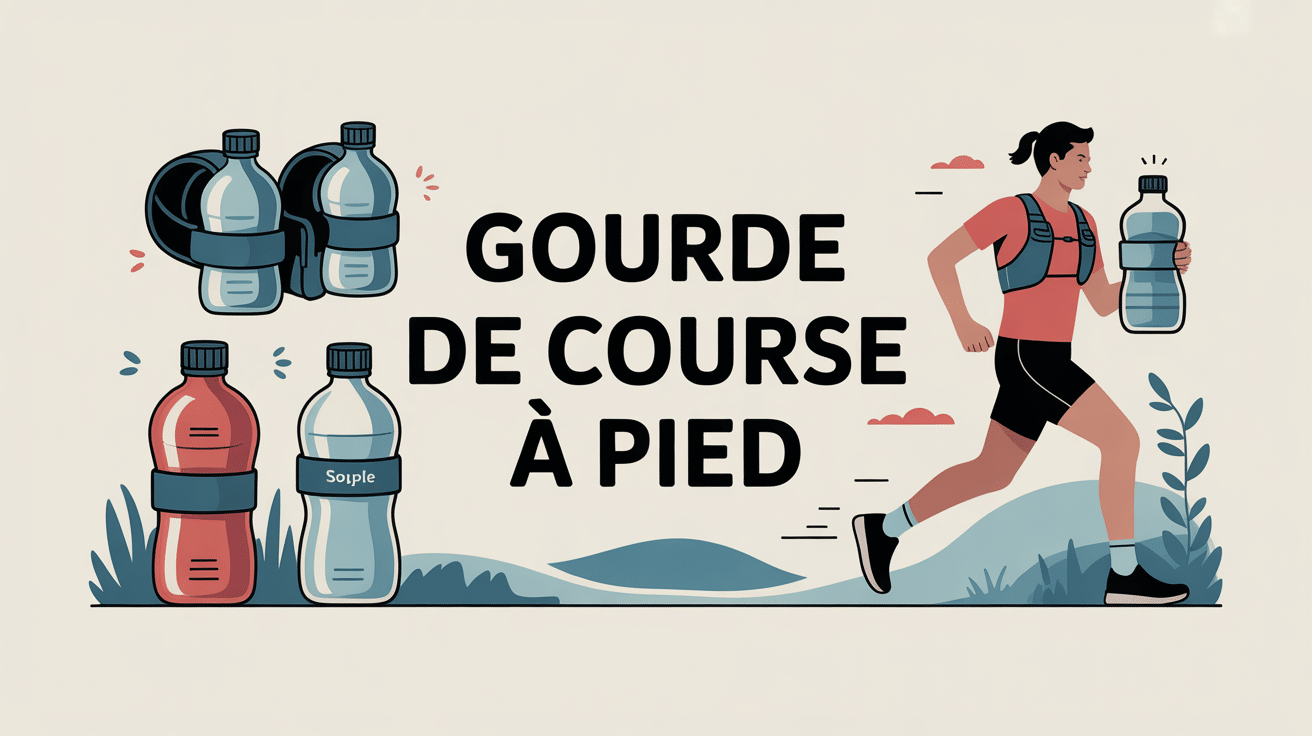 gourde pour course a pied illustration comparatif types d'hydratation