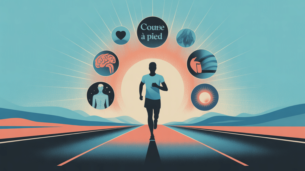 les bienfaits de la course a pied illustration centrale corps et esprit