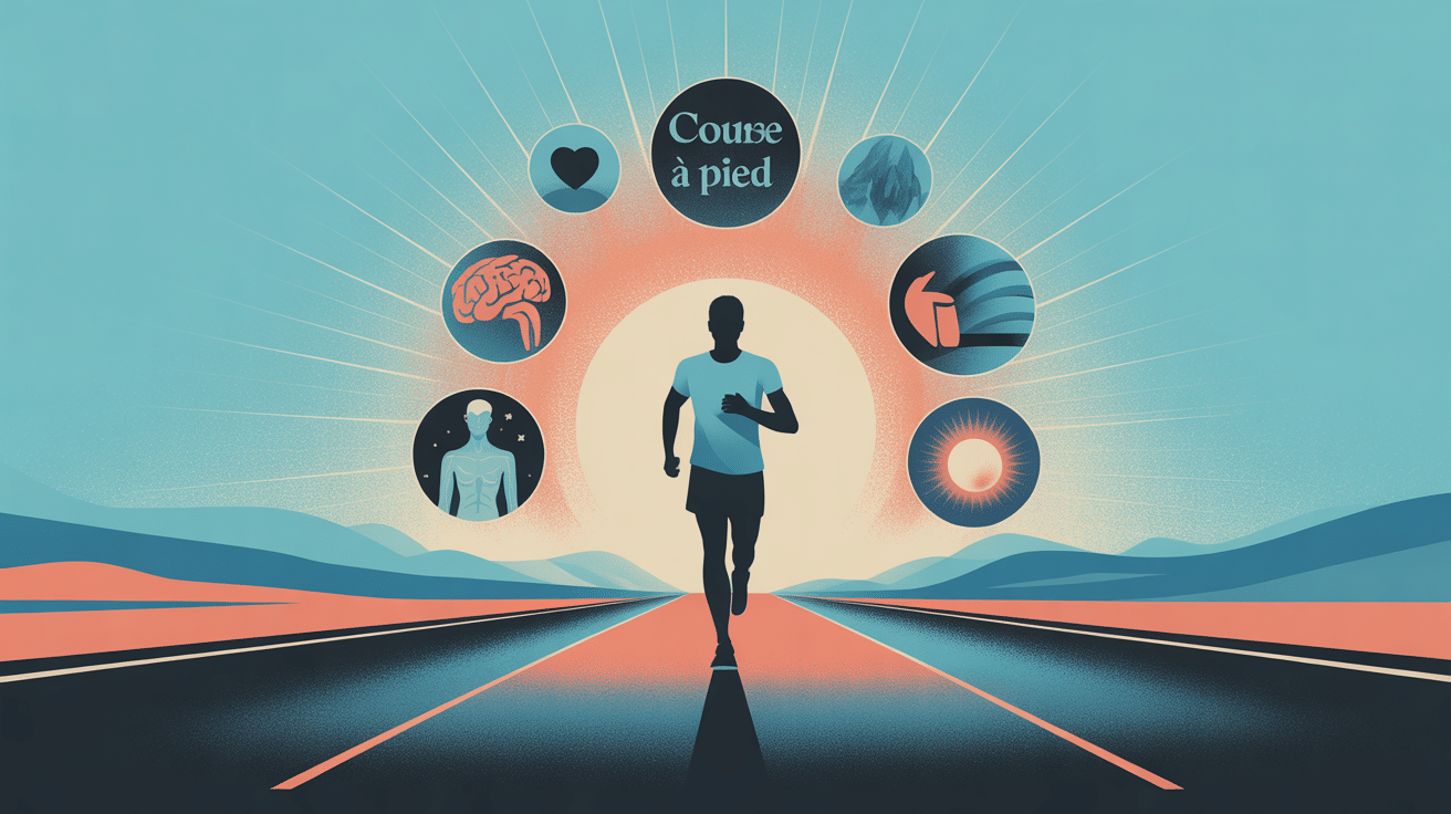 les bienfaits de la course a pied illustration centrale corps et esprit