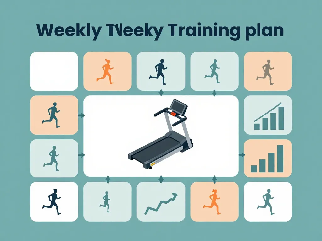 Diagramme programme pour tapis de course semaine