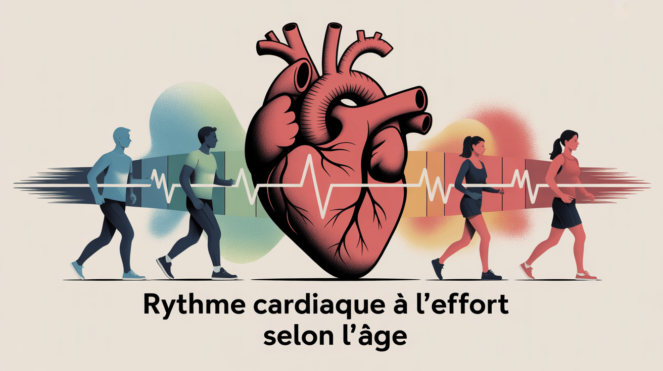 rythme cardiaque a l effort selon l age, zones d intensité