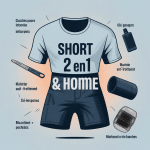 short 2 en 1 homme vue éclatée montrant cuissard et sur-short