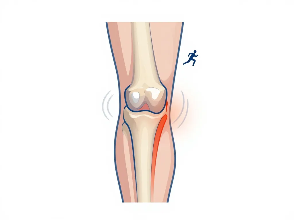 syndrome de l essuie glace genou diagramme frottement bandelette