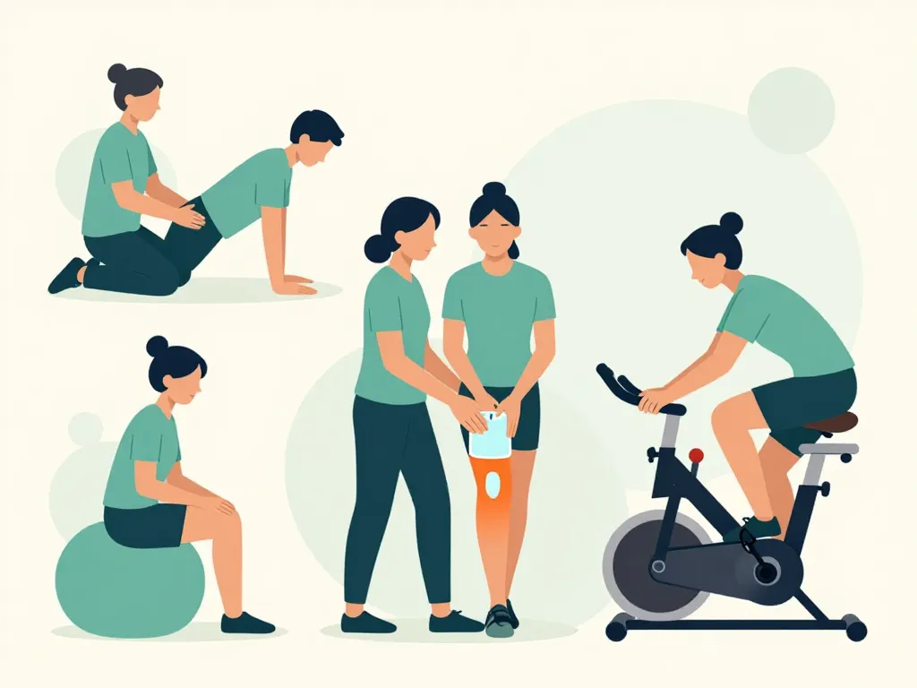 syndrome de l essuie glace genou reeducation glace et renforcement