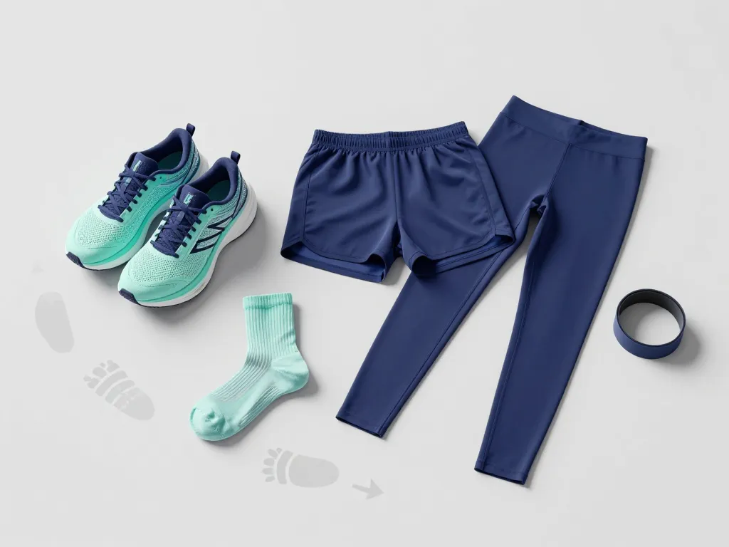 tenue course a pied femme chaussures legging accessoires