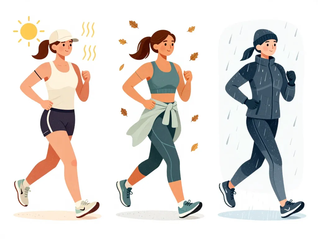 tenue femme course a pied été mi-saison hiver