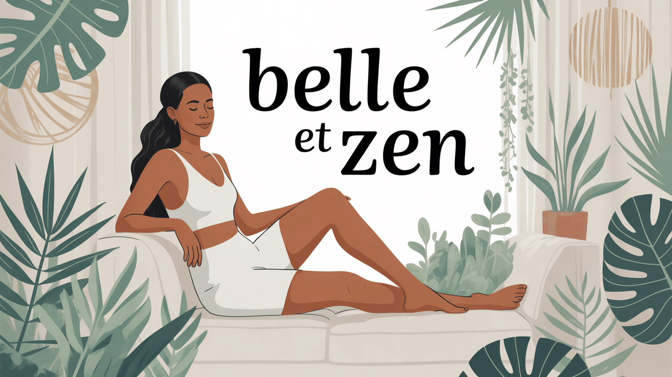 femme élégante détendue ambiance belle et zen