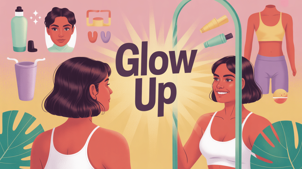 comment glow up image transformation personne confiante