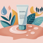 illustration dexeryl crème pour peau sèche et eczéma