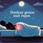 douleur genou au repos la nuit image ambiance nocturne
