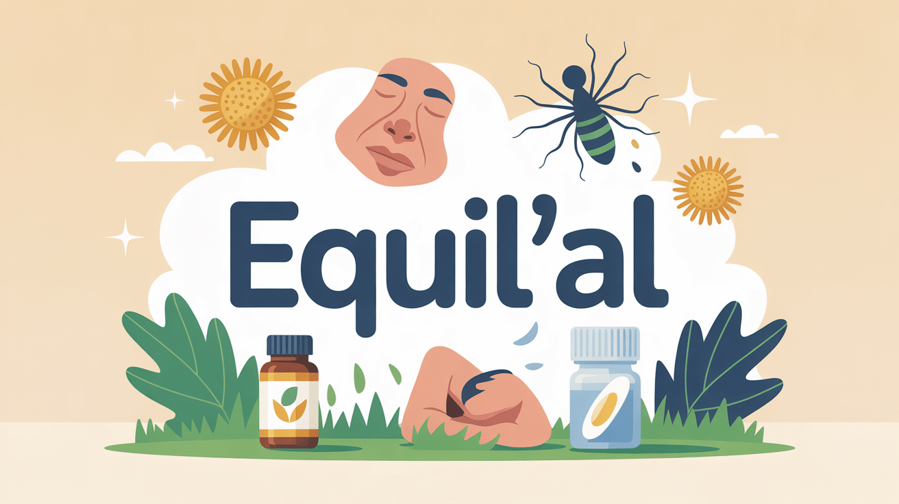 equil'al soulagement allergies comprimé pollen nez qui coule