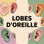 Illustration styles et formes lobes oreille