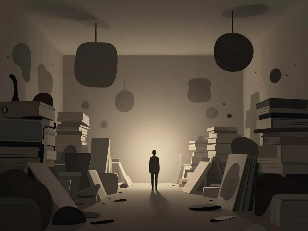 maison sale psychologie encombrement et trouble illustration