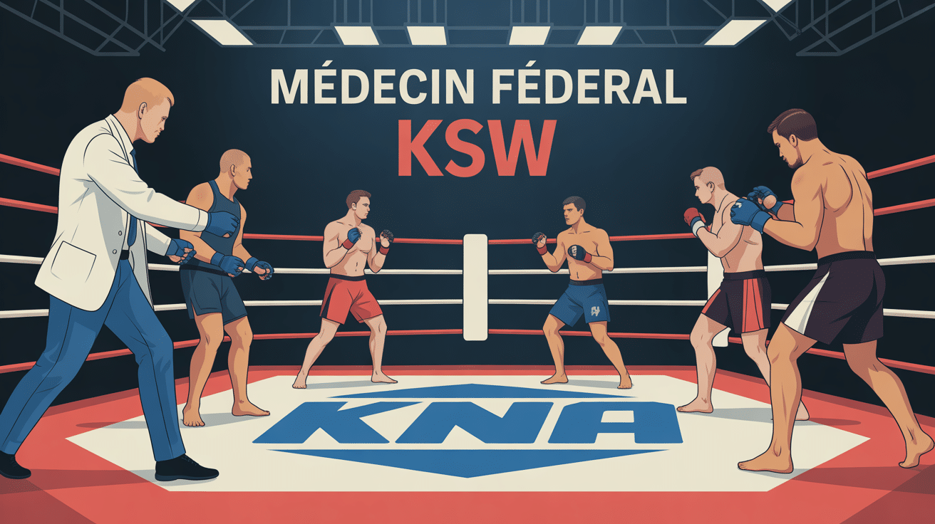 medecin federal ksw au bord du ring mma