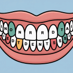 dents numérotées vue globale et quadrants